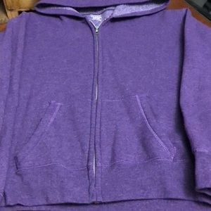 Hanes purple hoodie